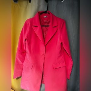 Blazer dress. Good for brunch, graduation, event.